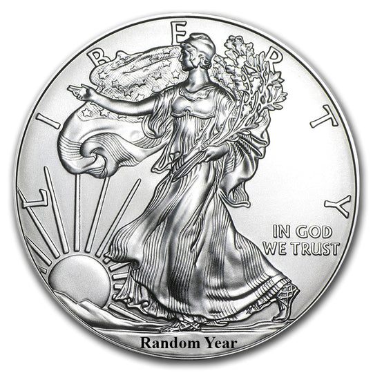 1 oz American Silver Eagle BU (Random Year)