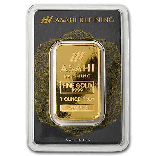 Asahi 1 oz Gold Bar (In Assay)