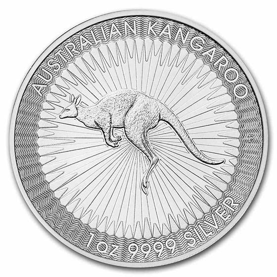 Australian 1 oz Silver Kangaroo (Random Year) (Secondary)