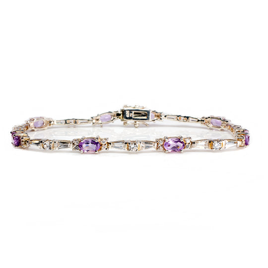 Silver & Cubic Zirconia Bracelet