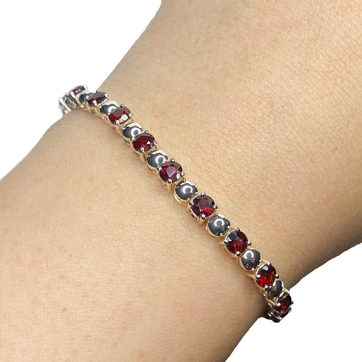 Silver &amp; Cubic Zirconia Bracelet