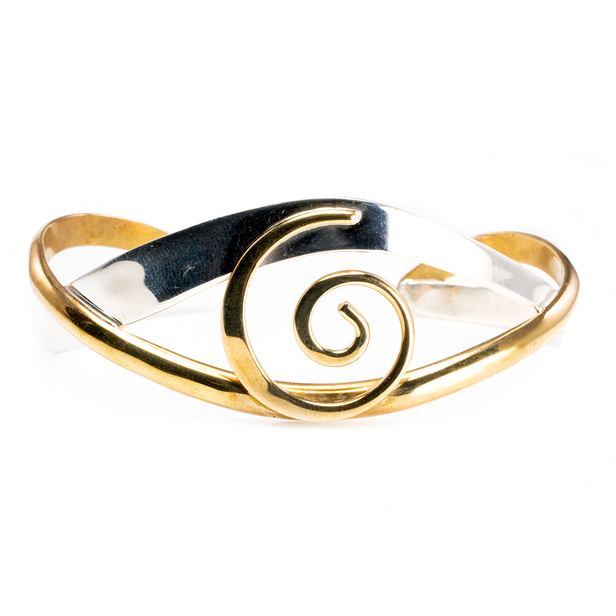 Silver and Brass Bangle