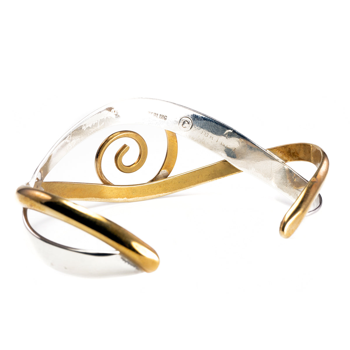 Silver and Brass Bangle