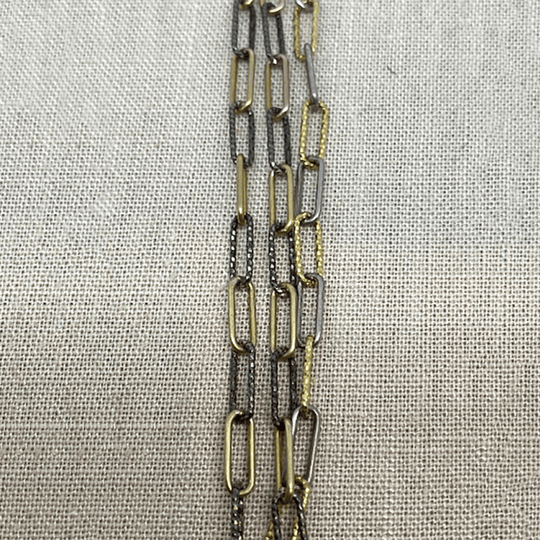 Triple Strand Paper Clip Bracelet