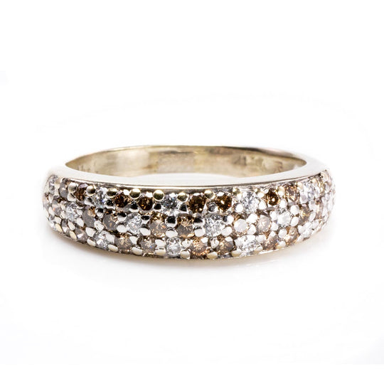 Le Vian 14 k White Gold Chocolate Diamond Ring
