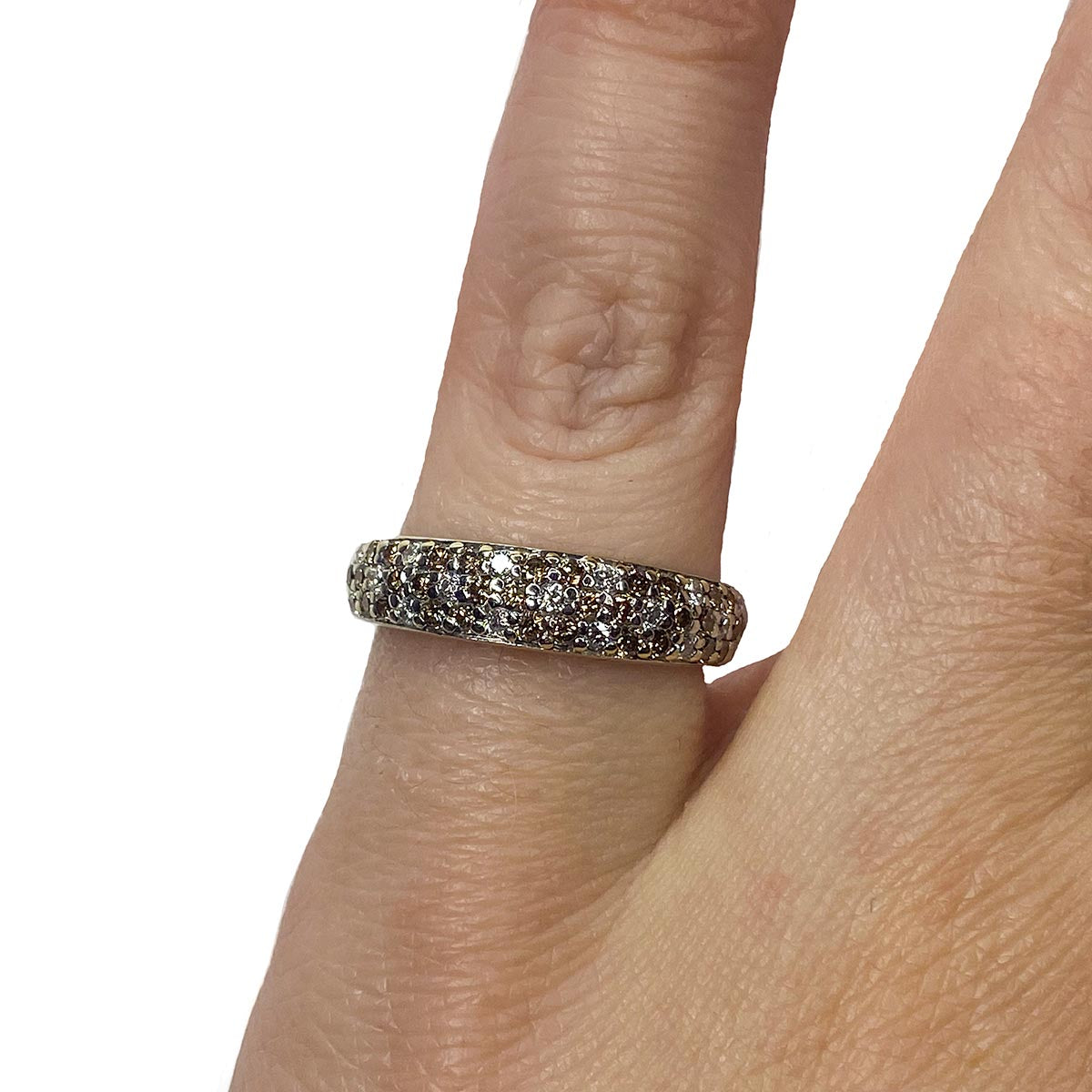 Le Vian 14 k White Gold Chocolate Diamond Ring