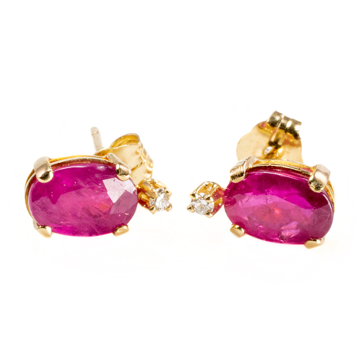 Gold & Ruby Jewelry Set