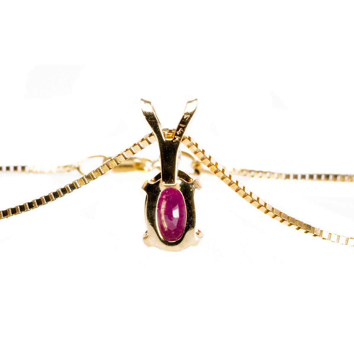 Gold & Ruby Jewelry Set