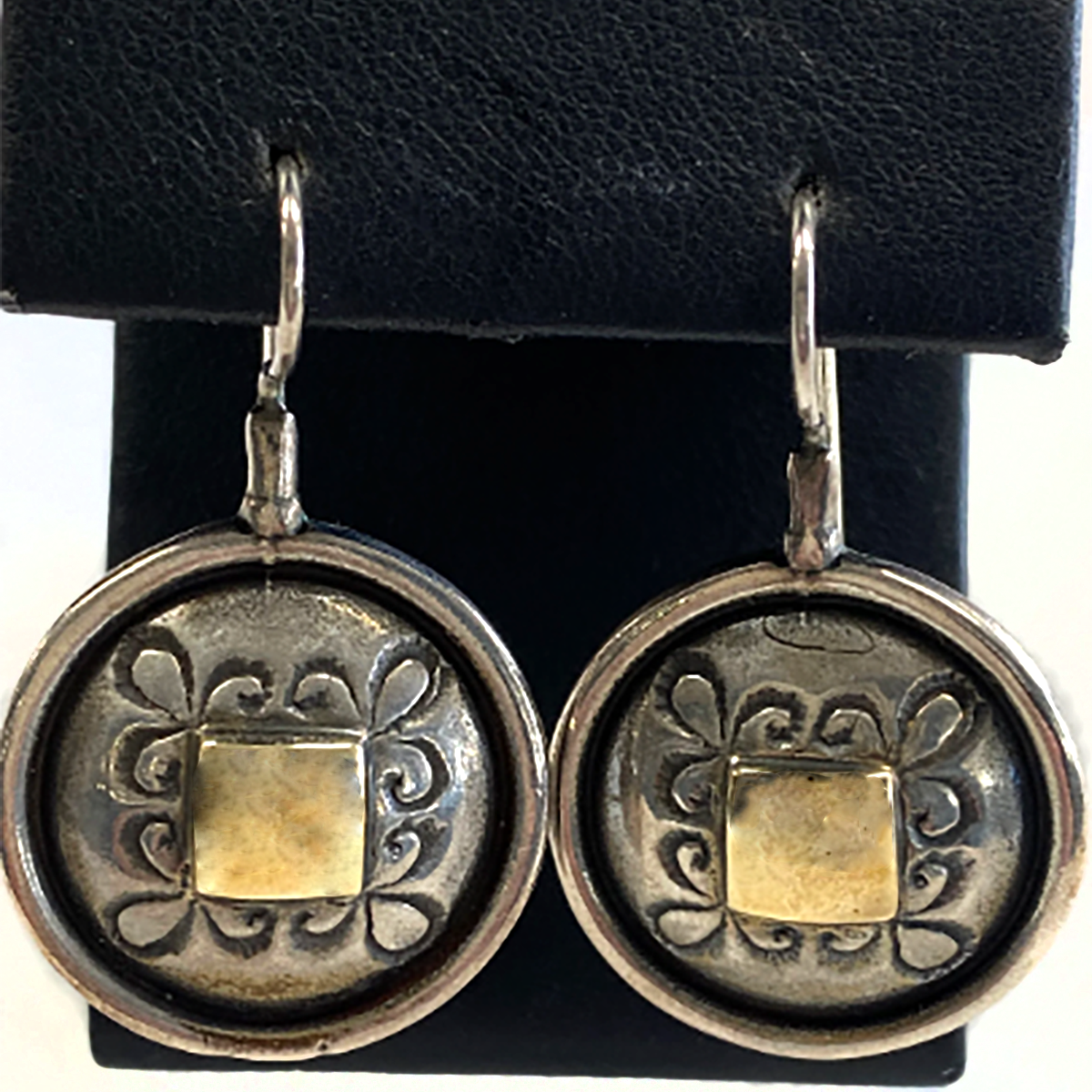 Great Lakes Boutique Israeli Silver &amp; Brass Earrings