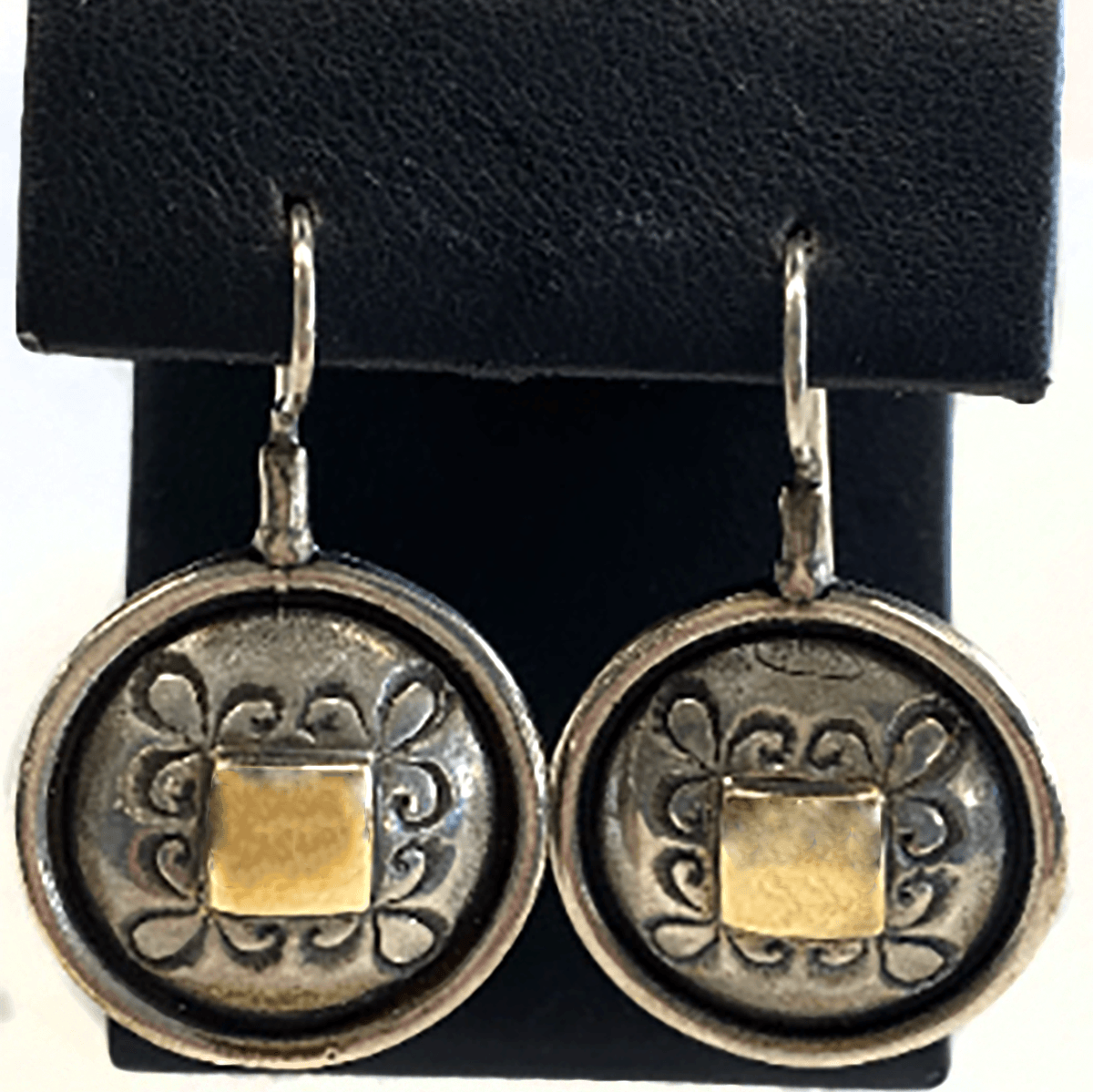 Great Lakes Boutique Israeli Silver &amp; Brass Earrings