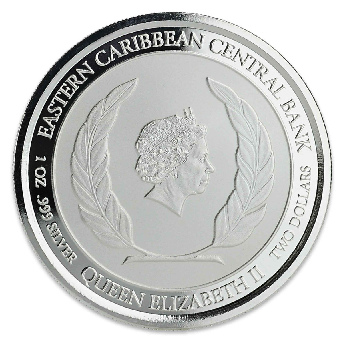 Scottsdale Mint 2021 St Lucia Botanical Gardens 1 oz Silver Coin (BU)