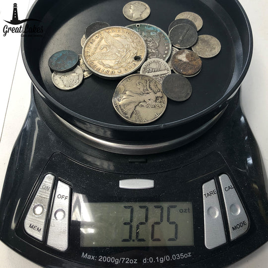 90% Silver Eaten / Holed / Damaged (3.225 Troy Oz)