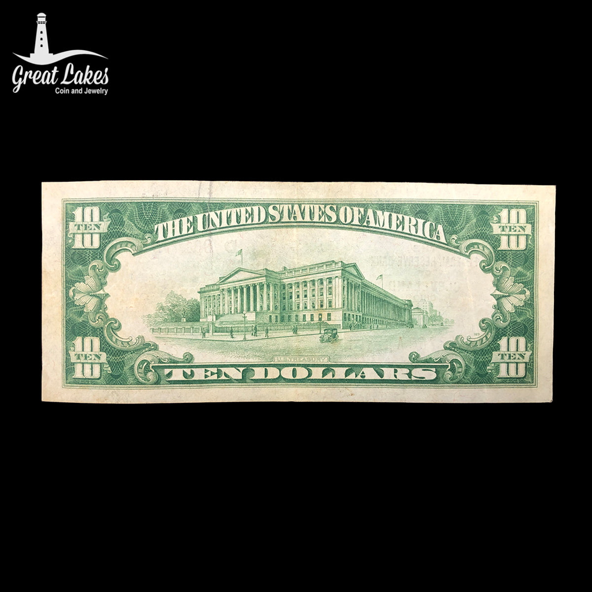 Fr. 1860-D 1929 $10 Federal Reserve Bank Note (XF)