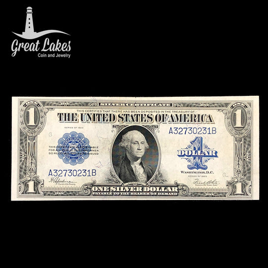 Fr. 237 1923 $1 Silver Certificate (AU)