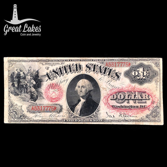 Fr. 27 1878 $1 Legal Tender (F/VF)