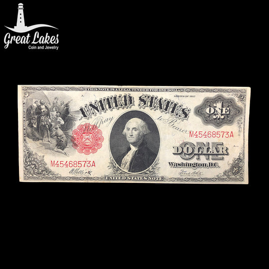 Fr. 38 1917 $1 Legal Tender (XF)