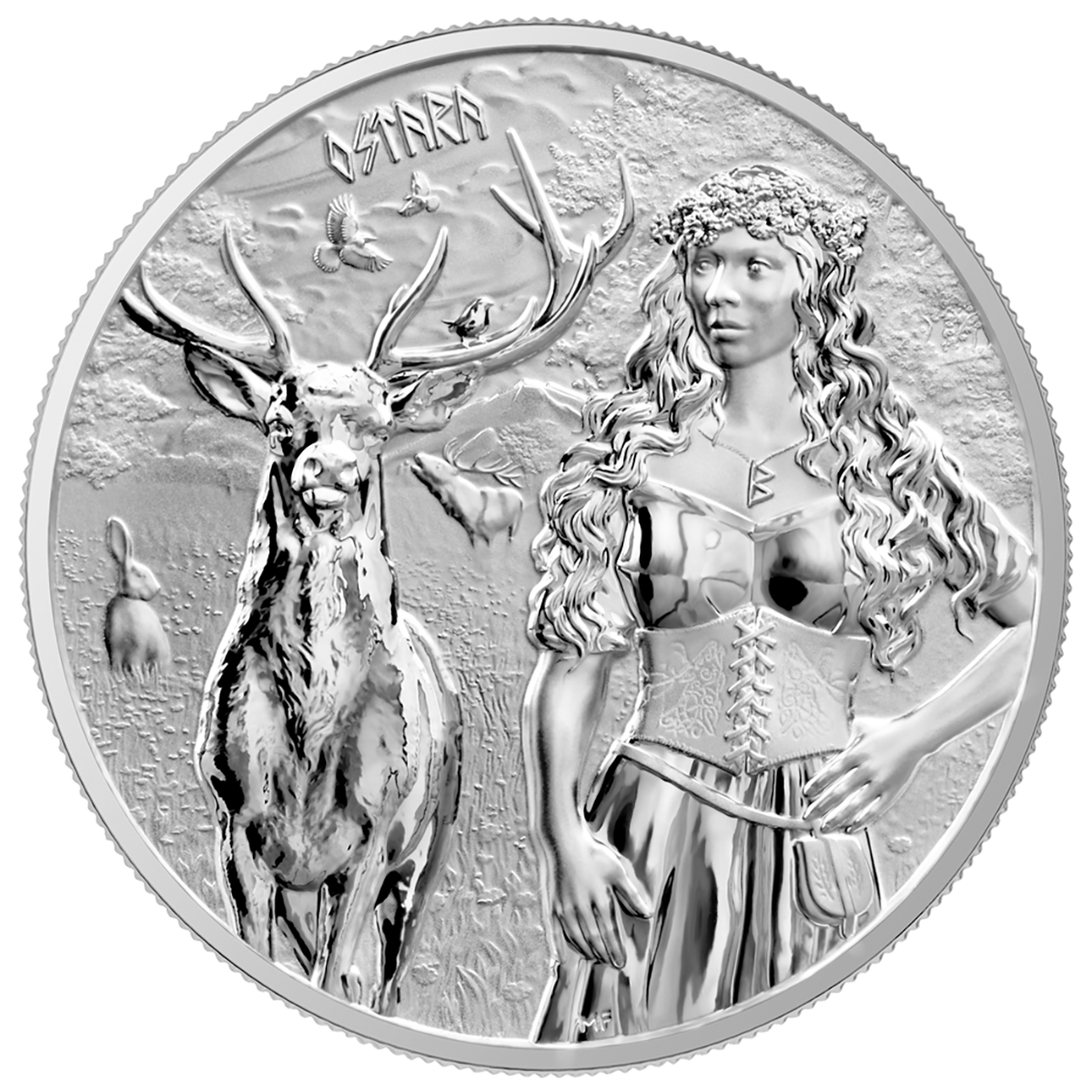 Germania Mint 2023 Valkyries Ostara 1 oz Silver (BU)