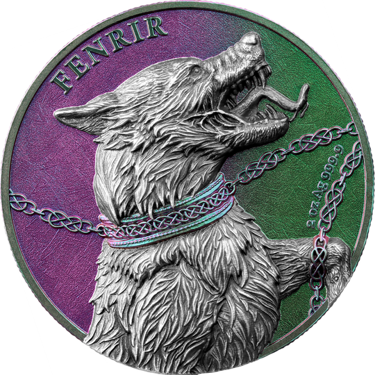 Germania Mint 2022 Fenrir 2 oz Ultra High Relief Silver