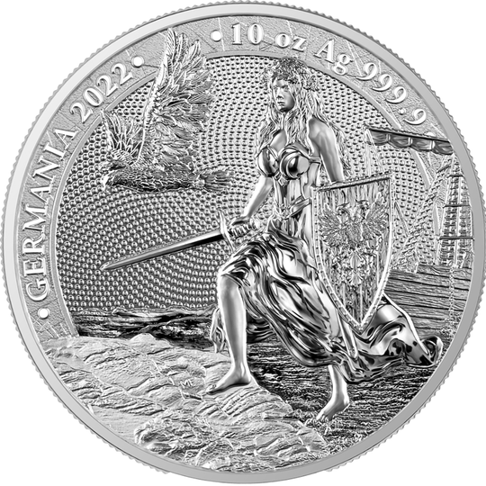 2022 10 oz Silver Germania (BU)