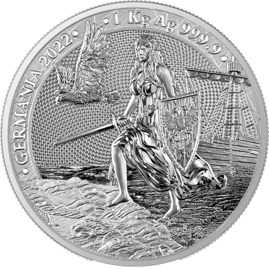 2022 Kilo oz Silver Germania (BU)