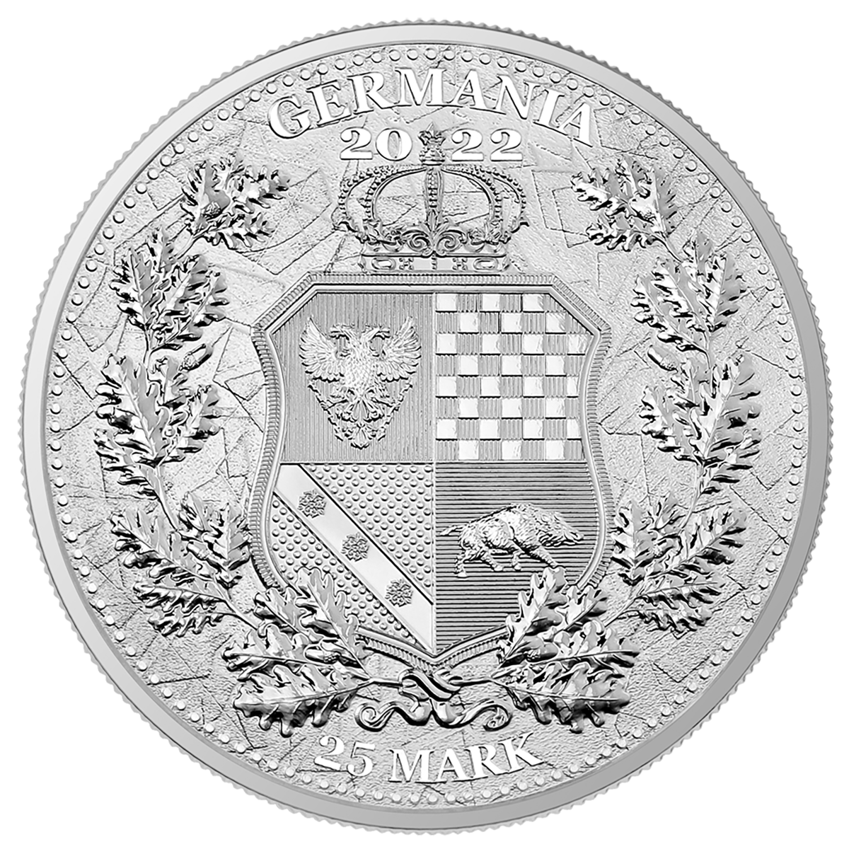 Germania Mint 2022 Allegories Polonia &amp; Germania 5 oz Silver (BU)