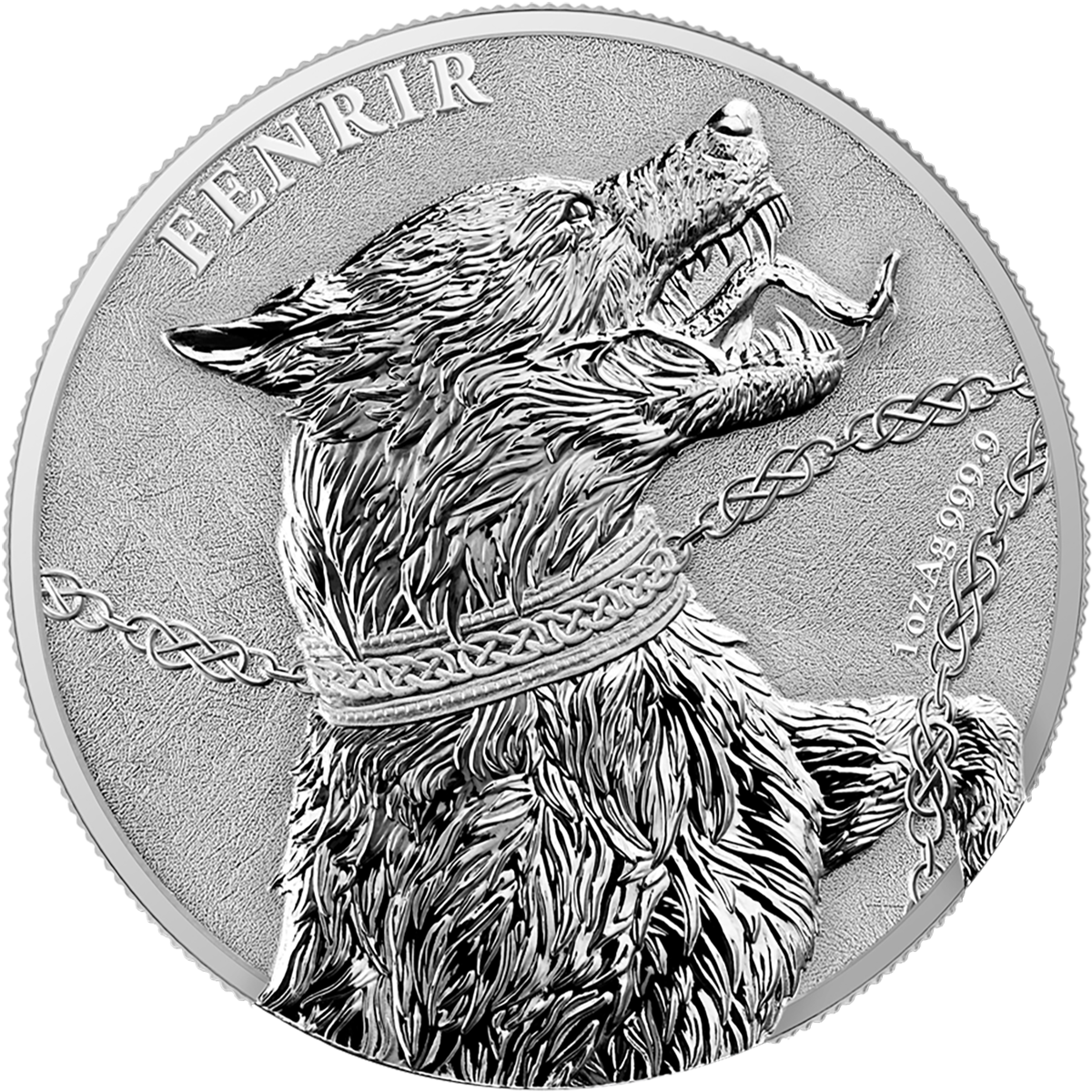 Germania Mint 2022 Germania Beasts Fenrir 1 oz Silver (BU)