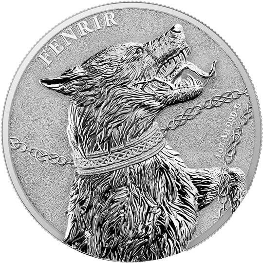 Germania Mint 2022 Germania Beasts Fenrir 1 oz Silver (BU)