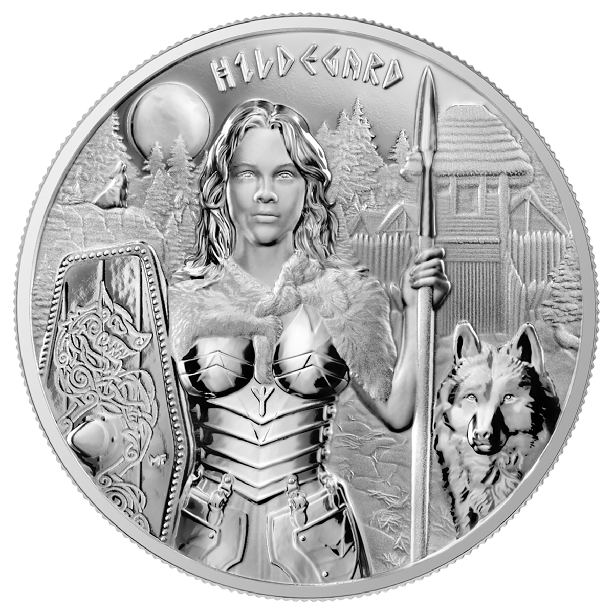 2022 Germania Valkyries Hildegard 1 oz Silver (BU)
