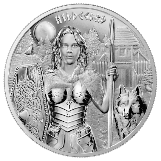 2022 Germania Valkyries Hildegard 1 oz Silver (BU)
