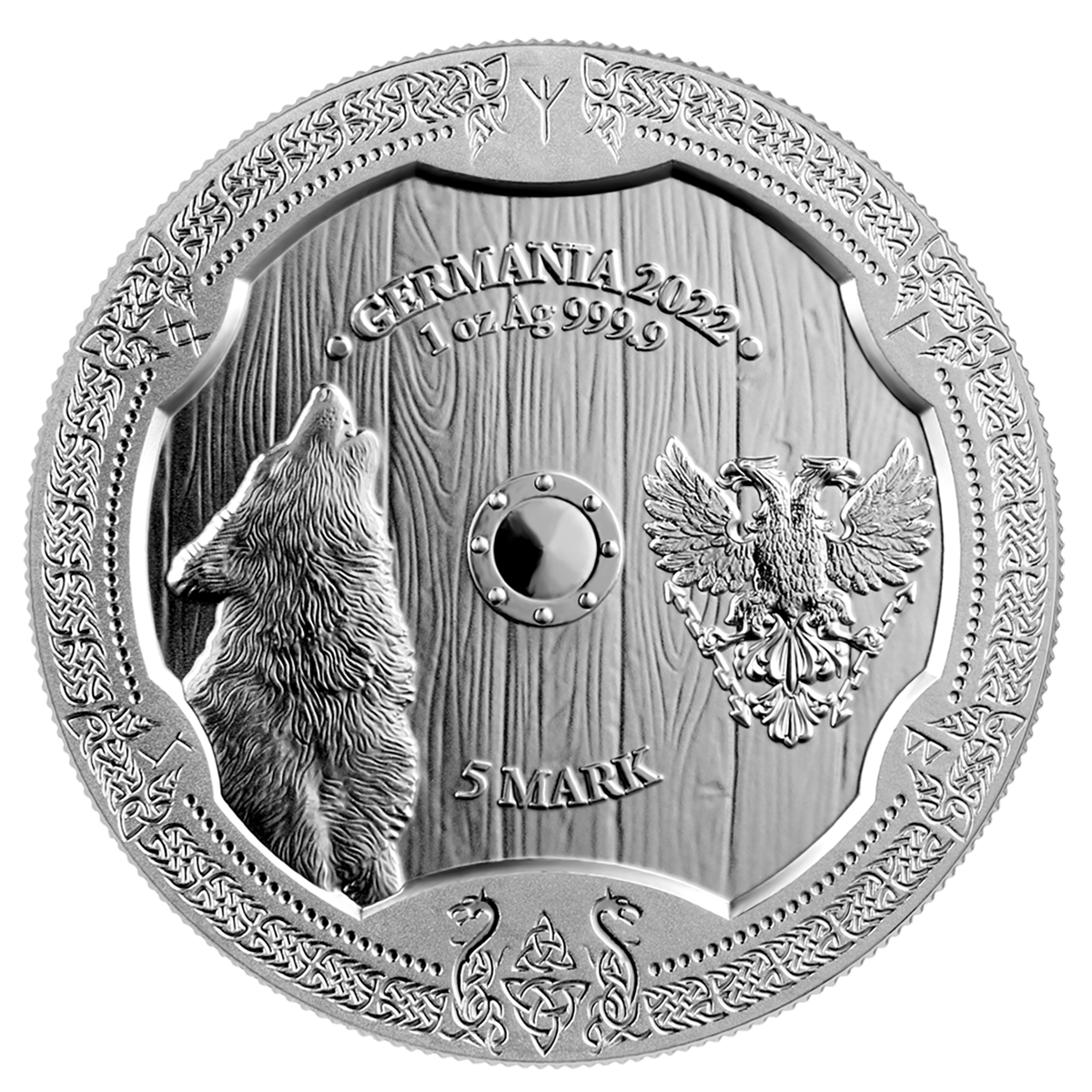 2022 Germania Valkyries Hildegard 1 oz Silver (BU)