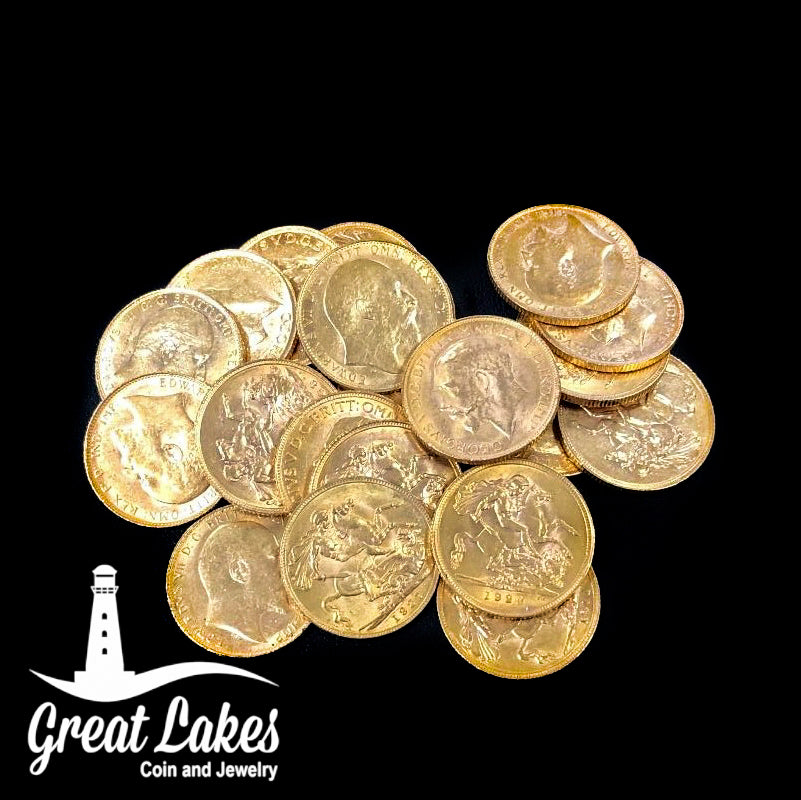 Gold King George Sovereigns BU (Random)