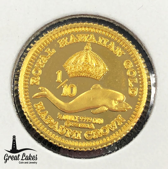 1991 1/10 Hawaiian Gold Commemorative Proof Coin