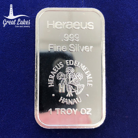 Heraeus 1 oz Silver Bar