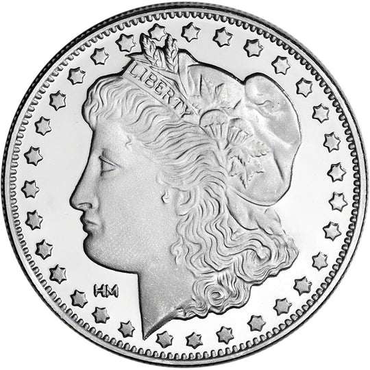 Morgan Dollar 1 oz Silver Round (BU)