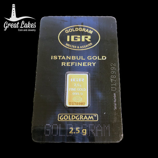 IGR 2.5 g Gold Bar (Secondary Market)