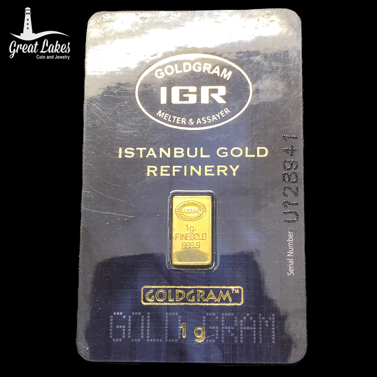Istanbul Gold Refinery (IGR) 1 g Gold Bar (Secondary Market)