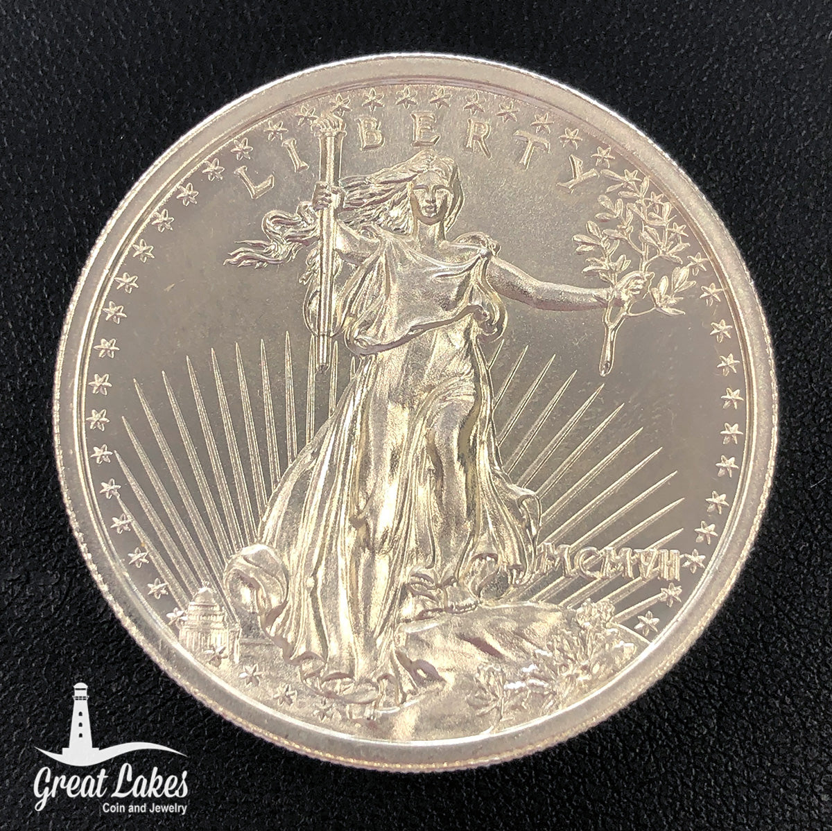 Intaglio Mint 2 oz Silver High Relief Saint-Gaudens Round