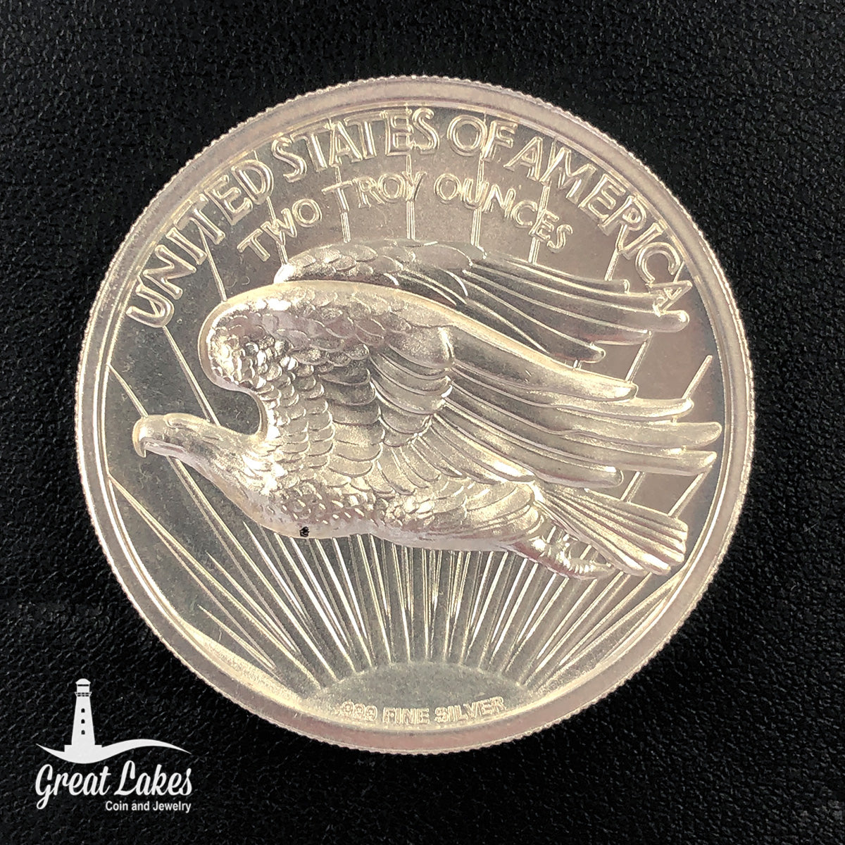 Intaglio Mint 2 oz Silver High Relief Saint-Gaudens Round