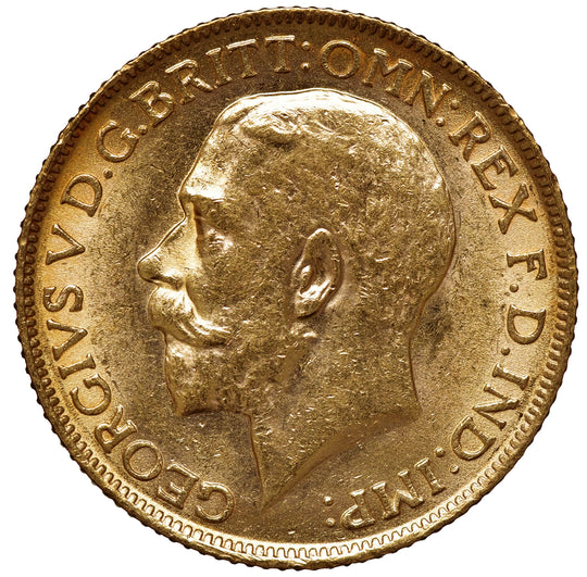 King George V Gold Sovereigns AU / BU (Random Year)