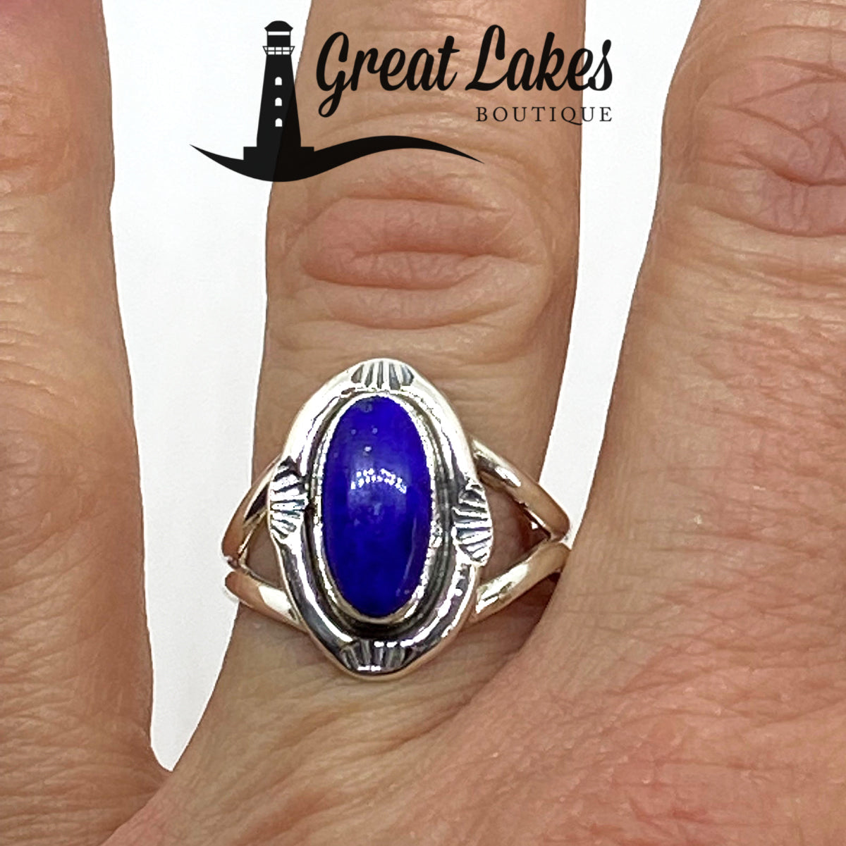 Great Lakes Boutique Silver and Lapis Lazuli Ring
