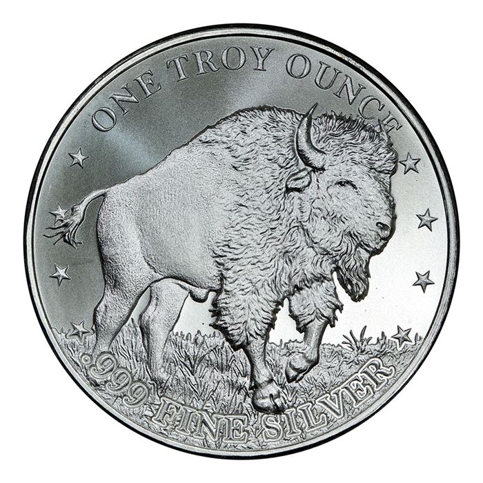 Mason Mint 1 oz Silver Buffalo Round (BU) (Series 2)