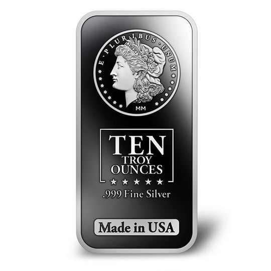 Mason Mint 10 oz Morgan Silver Bar