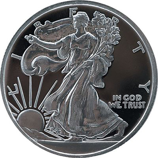 Mason Mint 1 oz Walking Liberty Silver Round