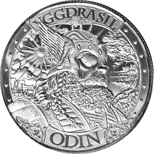 Mason Mint Asgard Mythical Cities 1 oz Silver Round | MI