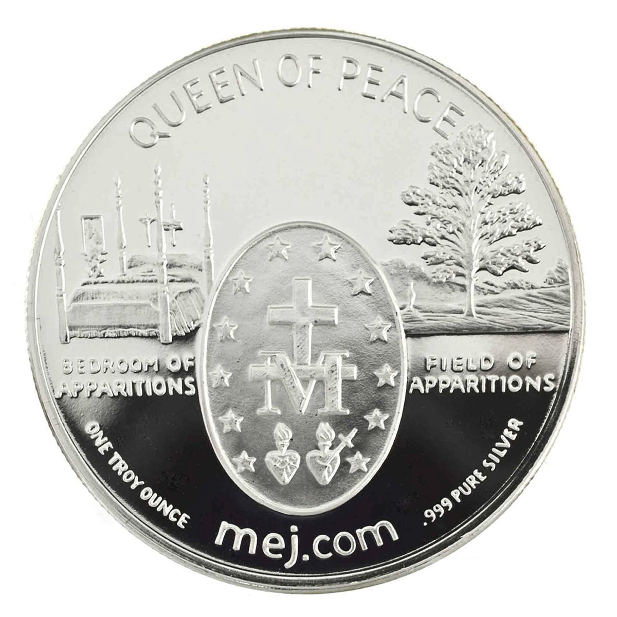 Miraculous Medal Medjugorje 1 oz Silver Round (Secondary Market)