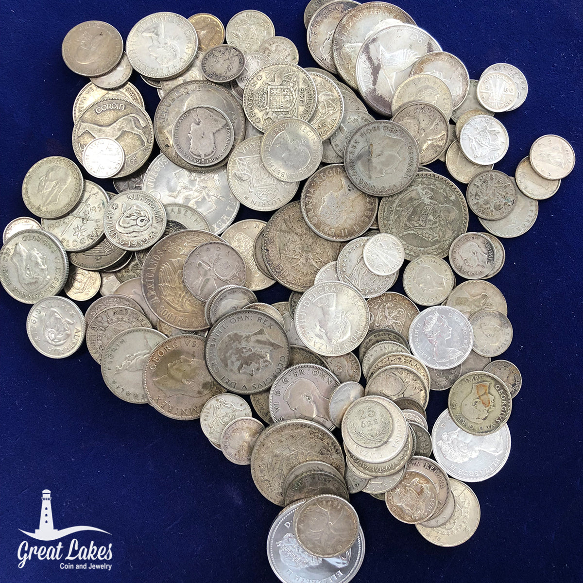 Mixed Foreign Silver Coins (19.444 Troy Oz)