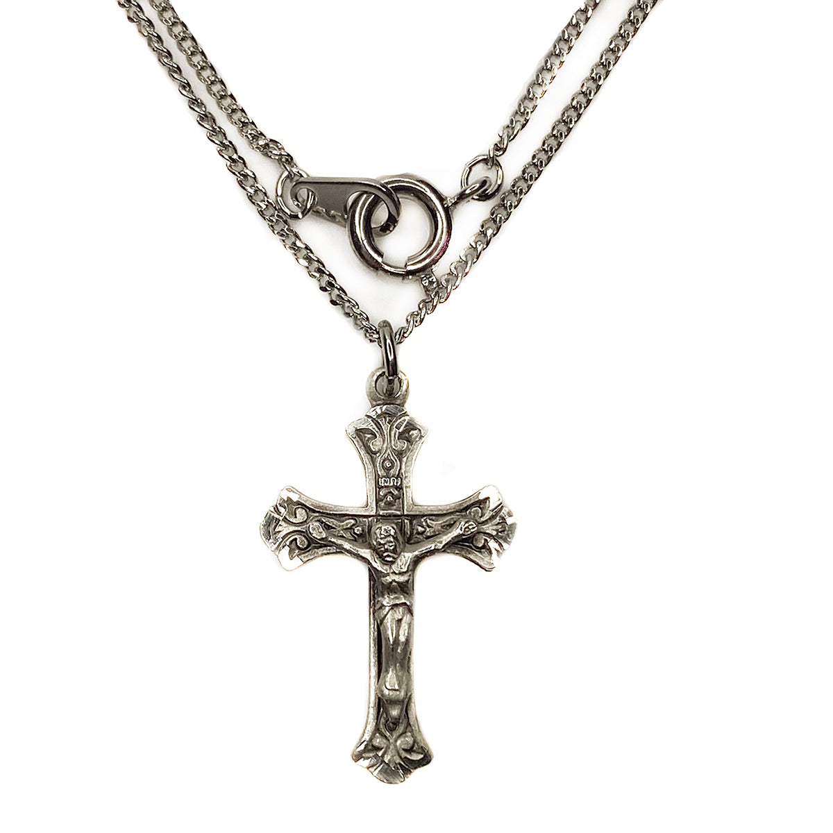 Silver Crucifix Necklace