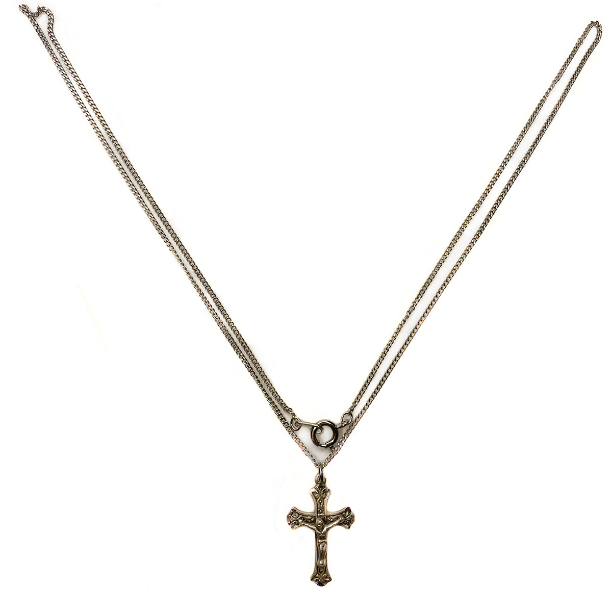 Silver Crucifix Necklace