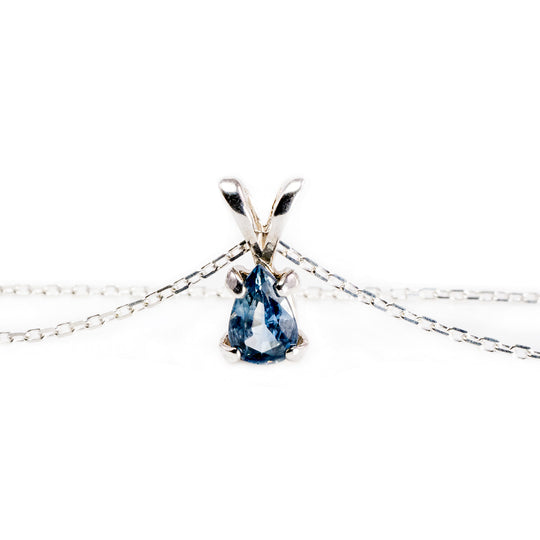 Silver & Blue Topaz Necklace