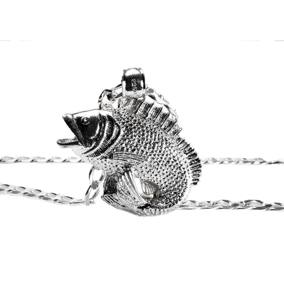 Silver Fish Necklace